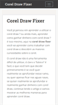 Mobile Screenshot of coreldrawfixer.com